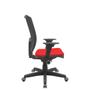 Imagem de Cadeira Office Brizza Tela Preta Assento Aero Vermelho Autocompensador Base Standard 120cm - 63693