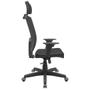 Imagem de Cadeira Office Brizza Tela Preta Com Encosto Assento Aero Preto RelaxPlax Base Standard 126cm - 63613