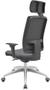 Imagem de Cadeira Office Brizza Tela Preta Com Encosto Assento Concept Granito Autocompensador 126cm - 62993