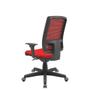 Imagem de Cadeira Office Brizza Tela Vermelha Assento Aero Vermelho Autocompensador Base Standard 120cm - 63707