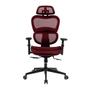 Imagem de Cadeira Office DT3 Alera+, Até 120Kg, Apoio de Braço 3D, Vermelho - 13944-1