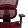 Imagem de Cadeira Office DT3 Alera+, Até 120Kg, Apoio de Braço 3D, Vermelho - 13944-1