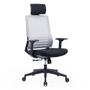 Imagem de Cadeira Office KABUM! essentials CE350 Cinza Clara com Encosto De Cabeça Fixo, Cilindro De Gás Classe 3, Base Em Nylon - KECE350CZC
