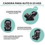 Imagem de Cadeira Para Auto 0-25 Kgs Prius Cinza Com Preto - BB637