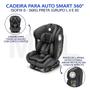 Imagem de Cadeira para auto smart 360 preta litet bb763