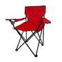 Imagem de Cadeira Para Camping Dobravel Portatil Praia 120 Kg Vermelha