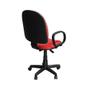 Imagem de Cadeira para Escritório PE02 Giratória Couro Vermelho - Pethiflex