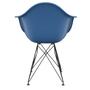 Imagem de Cadeira para Sala de Jantar Arm Eiffel Azul Aço