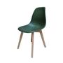 Imagem de Cadeira para Sala de Jantar Eames Pp Wood Verde Militar