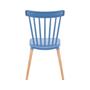 Imagem de Cadeira para Sala de Jantar Windsor Pp Azul Aço