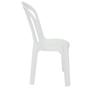 Imagem de Cadeira plástica Atlântida  Bistro Tramontina sem braço branca