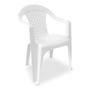 Imagem de Cadeira Plástica com braço Branca Dolfin