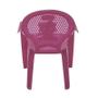 Imagem de Cadeira plastica monobloco com bracos infantil estampada catty rosa