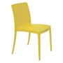 Imagem de Cadeira plastica monobloco isabelle amarela
