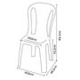 Cadeira Plastica Sem Braco Laura Branco - Topplastic Imagem de Cadeira Plastica Sem Braco Laura Branco - Topplastic