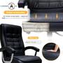 Cadeira Poltrona De Escritório Presidente Ergonômica Com 42 Molas Ensacadas e Pillow Top no Assento e Encosto Executiva Giratória Big Preto - Cadeiras INC Imagem de Cadeira Poltrona De Escritório Presidente Ergonômica Com 42 Molas Ensacadas e Pillow Top no Assento e Encosto Executiva Giratória Big Preto