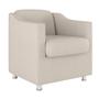 Cadeira Poltrona Decorativa Recepção Hospital Tecido Suede - B BALAQUI DECOR Imagem de Cadeira Poltrona Decorativa Recepção Hospital Tecido Suede