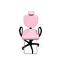 Imagem de Cadeira Poltrona Fixa Para Cabeleireiro Maquiagem Rosa Bebe