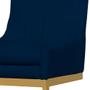 Imagem de Cadeira Poltrona para Sala de Jantar Valentina Suede Base Dourada - Estopar