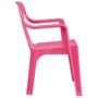 Imagem de Cadeira Poltrona Plástica Para Criança Até 40Kg Rosa Mor
