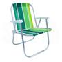 Imagem de Cadeira praia varanda alta aluminio botafogo cad0047