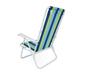 Imagem de Cadeira Reclinavel Aluminio 4 Posições Cor Sortida Resistent