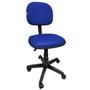 Imagem de Cadeira Secretaria Giratória De Escritório Com Regulagem de Altura Azul