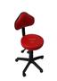 Imagem de Cadeira secretaria Verona  com regulagem de altura a gás - base com rodízio corano vermelho