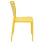 Imagem de Cadeira Sofia encosto horizontal amarela Tramontina 92237000