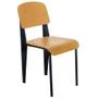 Imagem de Cadeira Standard Madeira Cozinha Jantar Nordico Escandinavo Jean Prouve Preto