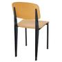 Imagem de Cadeira Standard Madeira Cozinha Jantar Nordico Escandinavo Jean Prouve Preto