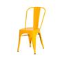Imagem de Cadeira Tolix Iron Design Amarela Aço Industrial Sala Cozinha Jantar Bar