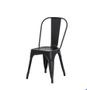 Imagem de Cadeira Tolix Iron Design Preto  Aço Industrial Sala Cozinha Jantar Bar