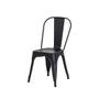 Imagem de Cadeira Tolix Iron Design Preto Fosco Aço Industrial Sala Cozinha Jantar Bar