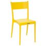 Imagem de Cadeira Tramontina Diana Amarela em Polipropileno e Fibra de Vidro