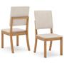 Imagem de Cadeiras Kit 4 Cadeiras Mila Nature/Linho S35 - Henn
