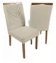 Imagem de Cadeiras para mesa de jantar com pegador de madeira - Bella Gello