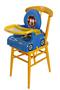 Imagem de Cadeirinha Alimentação Portátil Cadeira Papa Bebê Menino Azul