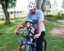 Imagem de Cadeirinha Bicicleta Infantil Estofada Apoio Cinto Segurança