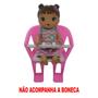 Imagem de Cadeirinha Boneca Baby P/ Bicicleta Infantil Alive Rosa Bco