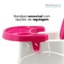 Imagem de Cadeirinha Booster de Refeição Portátil Ursinho para Bebê até 15Kg Rosa Multmaxx