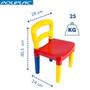 Imagem de Cadeirinha Cadeira Infantil Colorida Monta Desmonta Sortidas Poliplac
