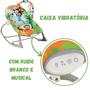 Imagem de Cadeirinha descanso Smile vibratória com Ruído Branco para o bebê - Zoológico