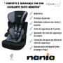 Imagem de Cadeirinha Infantil Cadeira Bebê Carro Nania Preto com Cinza