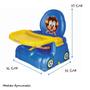 Imagem de Cadeirinha Para Alimentação Azul Leão Cadeira P/ Bebês Crianças +6 Meses Papinha Refeição Portátil Presente Menino