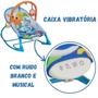 Imagem de Cadeirinha Smile vibratória descanso para o bebê  azul