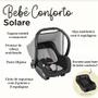 Imagem de Caderinha Bebê Conforto Solare Preto/Cinza 0 a 13kg 20.012.001 - Tutti baby
