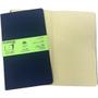 Imagem de Caderneta Filibook Note 30 Folhas 21 X 12,5 CM AZUL/MARROM - Pacote com 2 Unidades