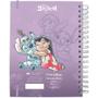 Imagem de Caderno 01X1 Capa Dura Colegial STITCH SMART com Elástico 80 Folhas