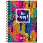 Imagem de Caderno 1/4 Esp 160fls Cliff Feminino Be Happy Foroni